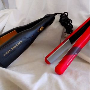 Vidal  Sassoon Flat Iron and a REMINGTON Ceramic Flat Iron.